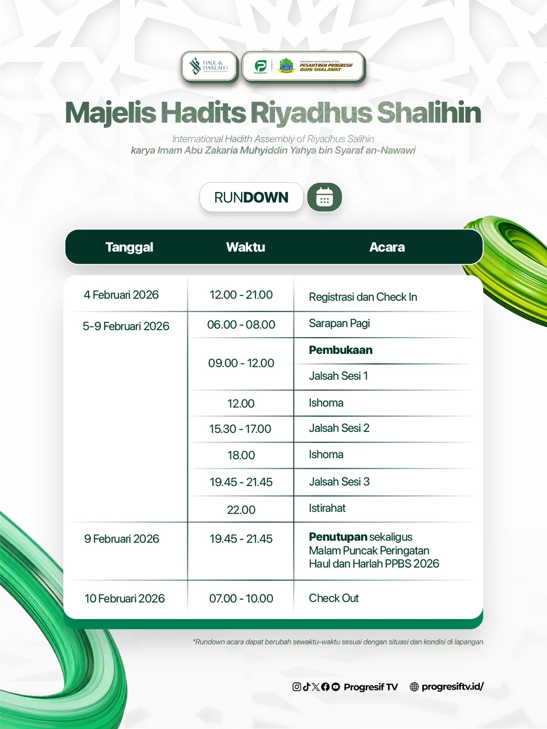 Rundown Majelis